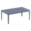 Compamia Sky Patio Coffee Table in Dark Gray