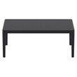 Compamia Sky Patio Coffee Table in Black