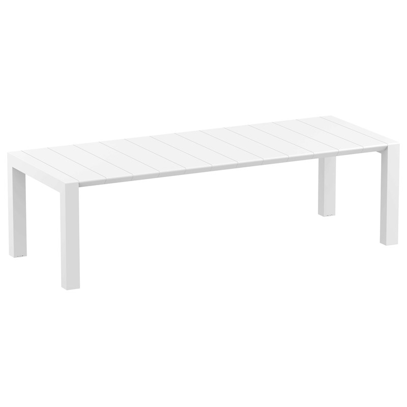 Compamia Sky 9 Piece Extendable Patio Dining Set in White