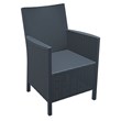 Compamia California 9 Piece Extendable Patio Dining Set in Dark Gray