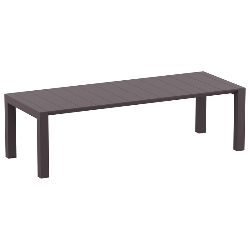 Compamia Panama 9 Piece Extendable Patio Dining Set in Brown
