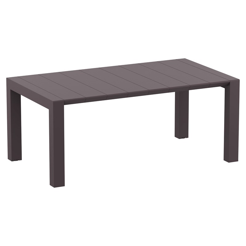 Compamia Ibiza 7 Piece Extendable Patio Dining Set in Brown