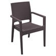 Compamia Ibiza 7 Piece Extendable Patio Dining Set in Brown