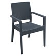 Compamia Ibiza 7 Piece Extendable Patio Dining Set in Dark Gray