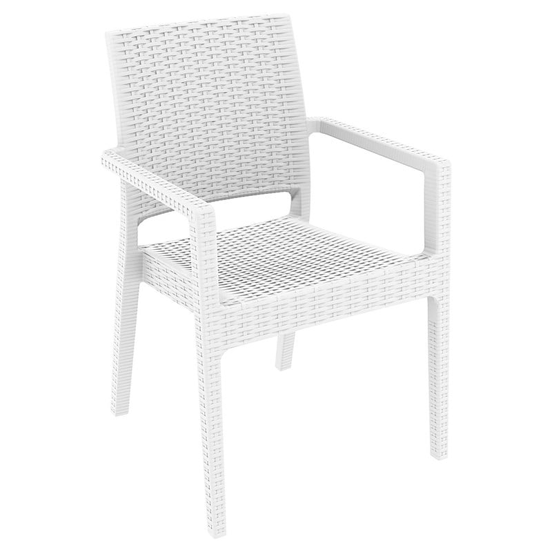 Compamia Ibiza 7 Piece Extendable Patio Dining Set in White