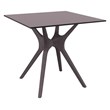 Compamia Ibiza 5 Piece Patio Dining Set in Brown