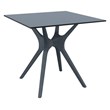 Compamia Ibiza 5 Piece Patio Dining Set in Dark Gray