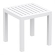 Artemis XL Club Patio Set 7 Piece White with Acrylic Fabric Taupe Cushions