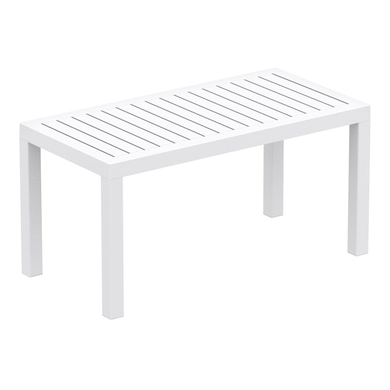 Artemis XL Club Patio Set 7 Piece White with Acrylic Fabric Taupe Cushions
