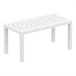 Artemis XL Club Patio Set 7 Piece White with Acrylic Fabric Taupe Cushions