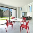 Compamia Lisa Outdoor Dining Arm Chair  in Red