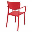 Compamia Lisa Outdoor Dining Arm Chair  in Red
