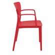 Compamia Lisa Outdoor Dining Arm Chair  in Red