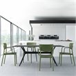 Compamia Lisa Dining Arm Chair in Olive Green finish