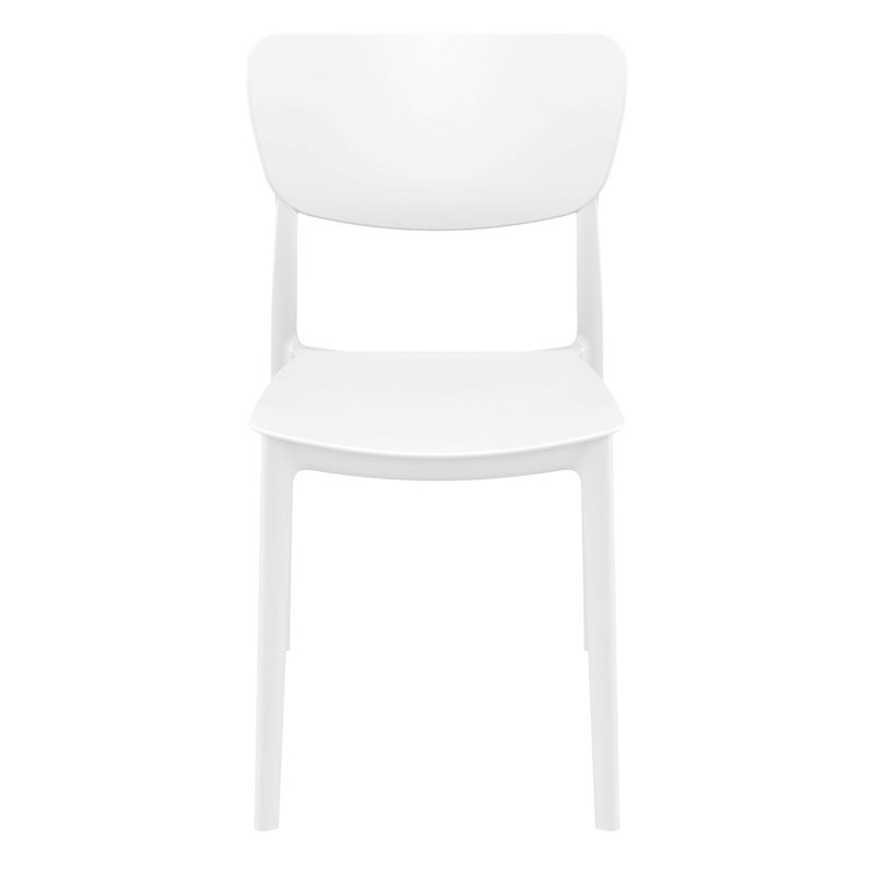 Compamia Monna Indoor Outdoor Dining Chair in White
