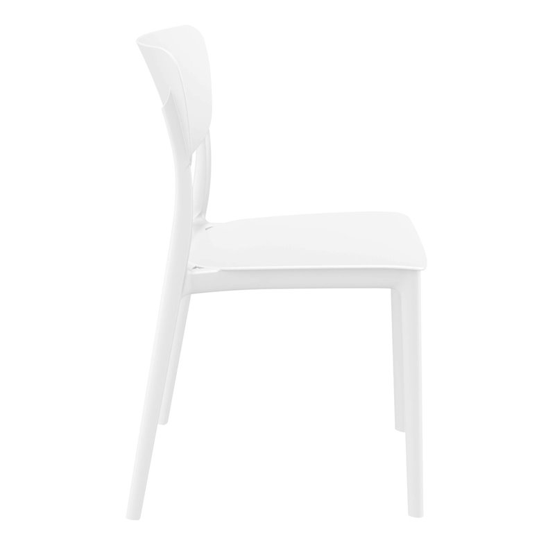 Compamia Monna Indoor Outdoor Dining Chair in White