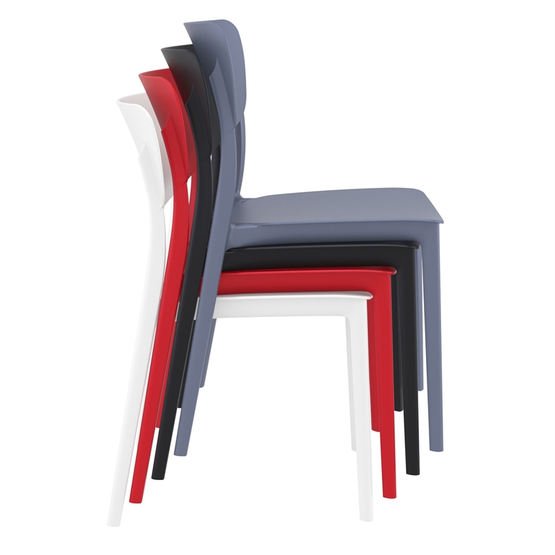 Compamia Monna Indoor Outdoor Dining Chair in White