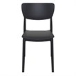 Compamia Monna Outdoor Dining Chair in Black