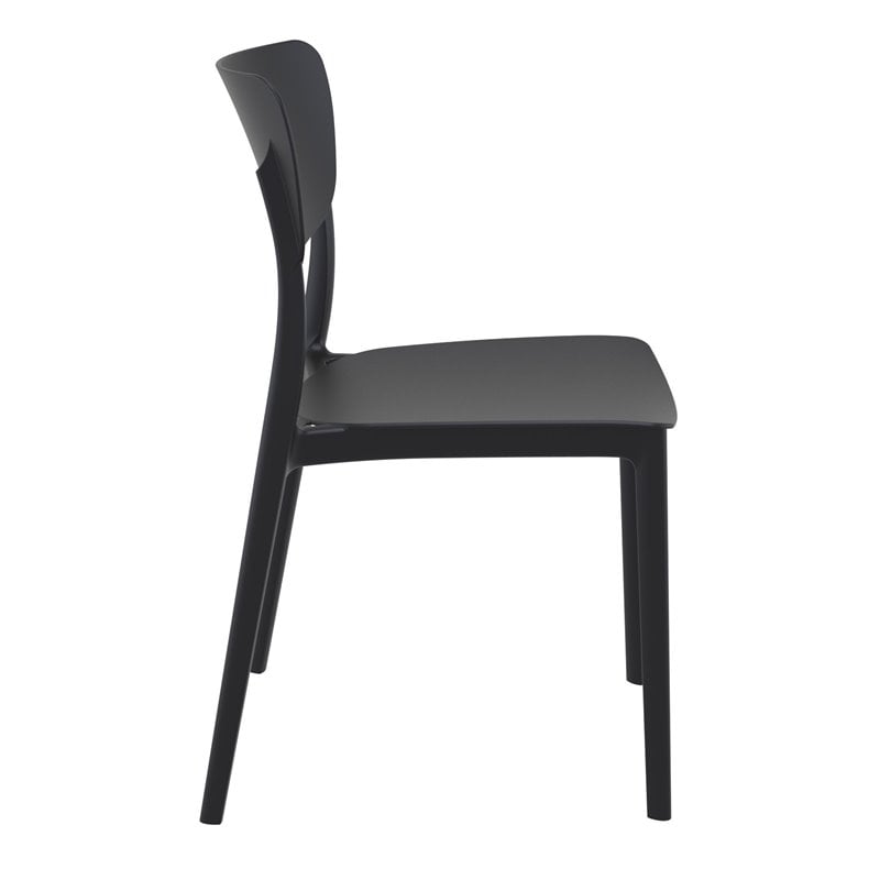 Compamia Monna Outdoor Dining Chair in Black