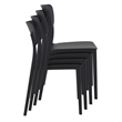 Compamia Monna Outdoor Dining Chair in Black
