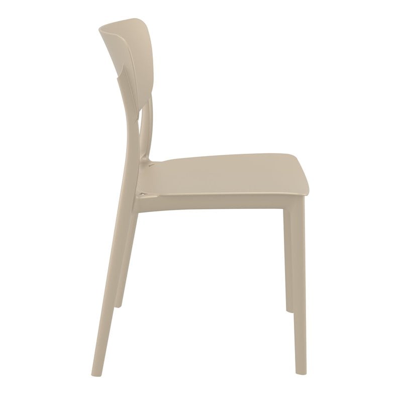 Compamia Monna Outdoor Dining Chair in Taupe