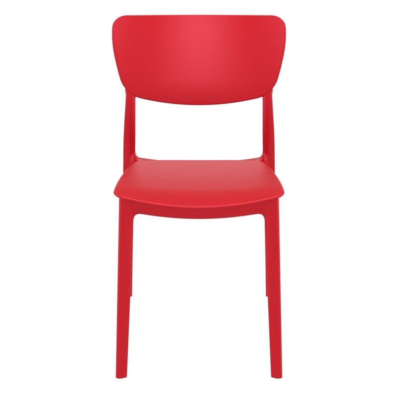 Compamia Monna Outdoor Dining Chair in Red