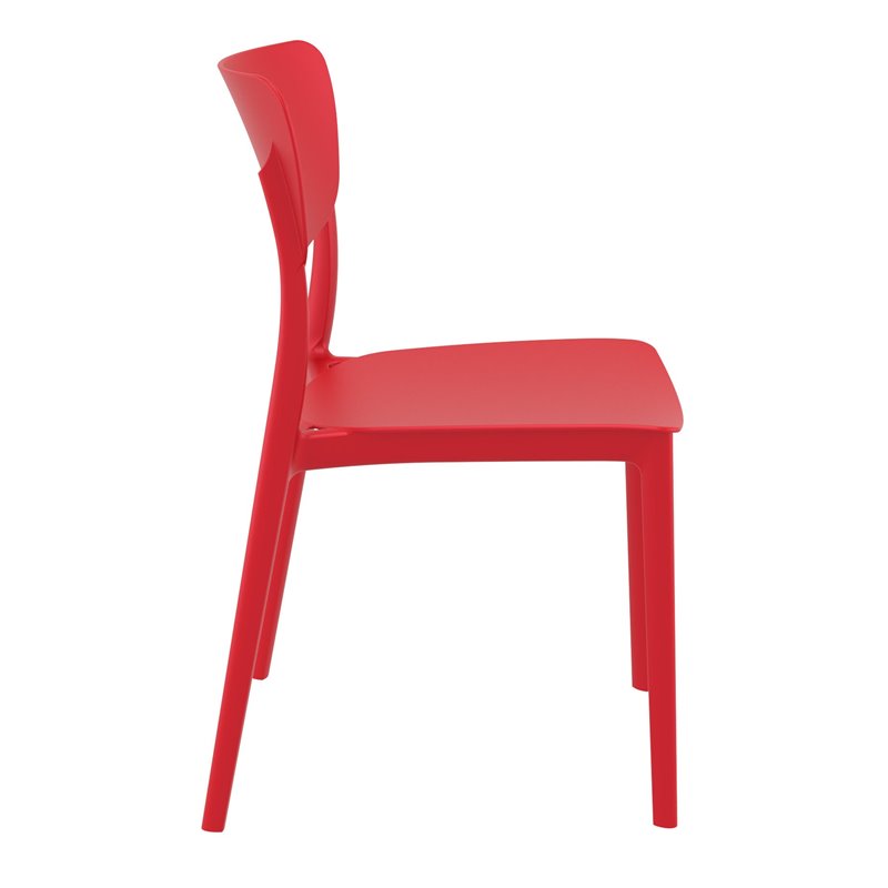 Compamia Monna Outdoor Dining Chair in Red