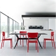 Compamia Monna Outdoor Dining Chair in Red
