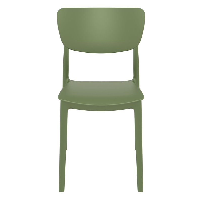 Compamia Monna Outdoor Dining Chair in Olive Green