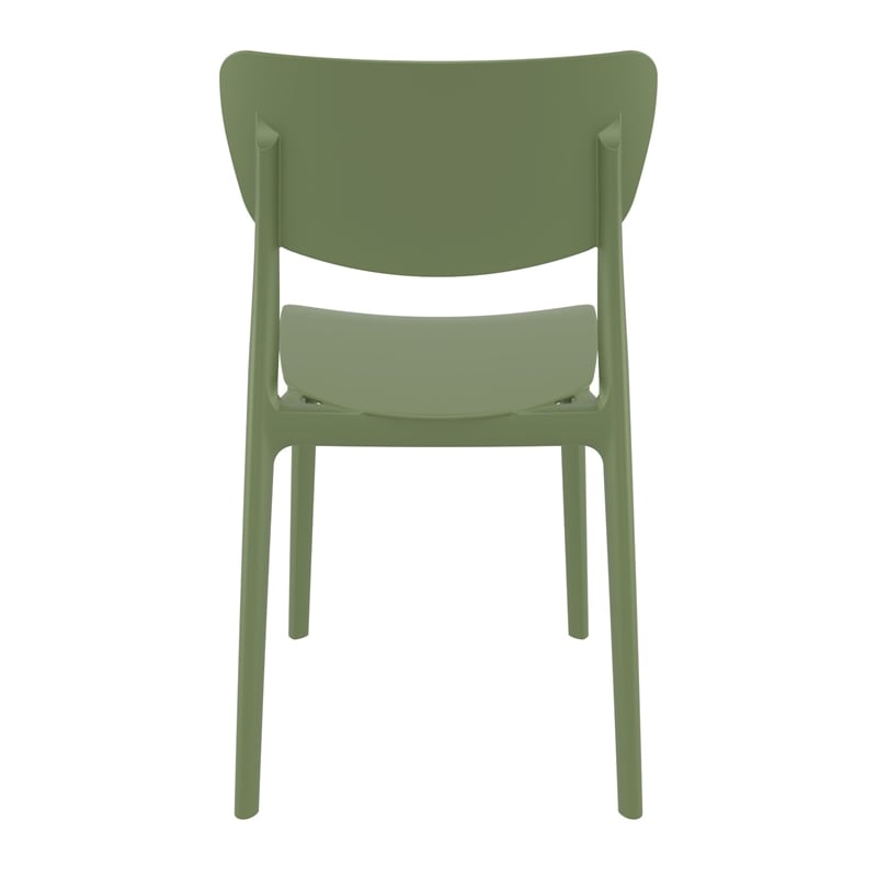 Compamia Monna Outdoor Dining Chair in Olive Green