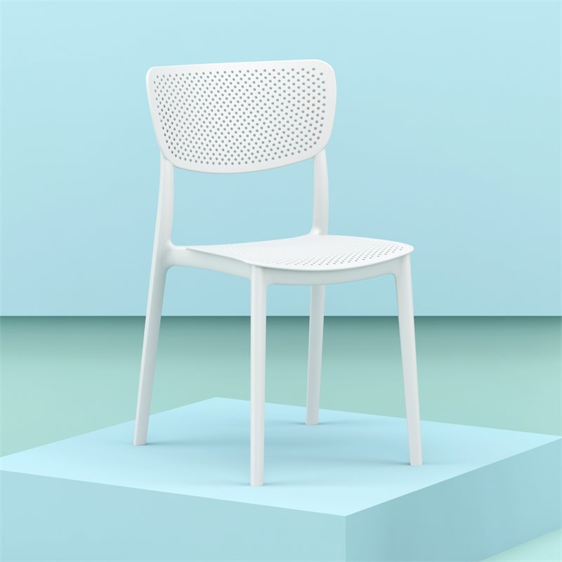 Compamia Lucy Dining Chair in White finish