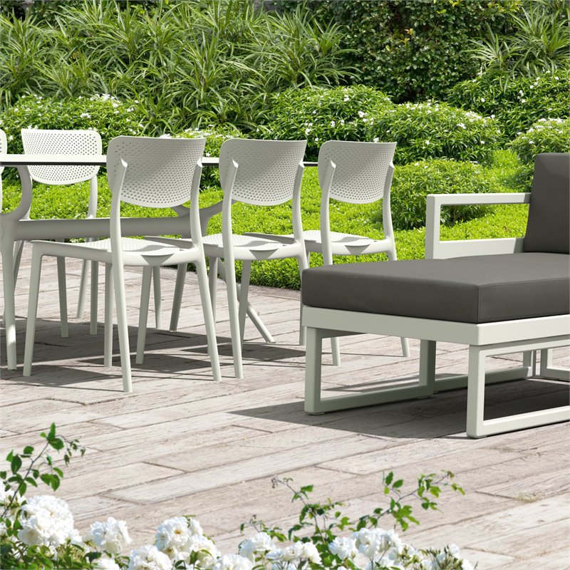 Compamia Lucy Dining Chair in White finish