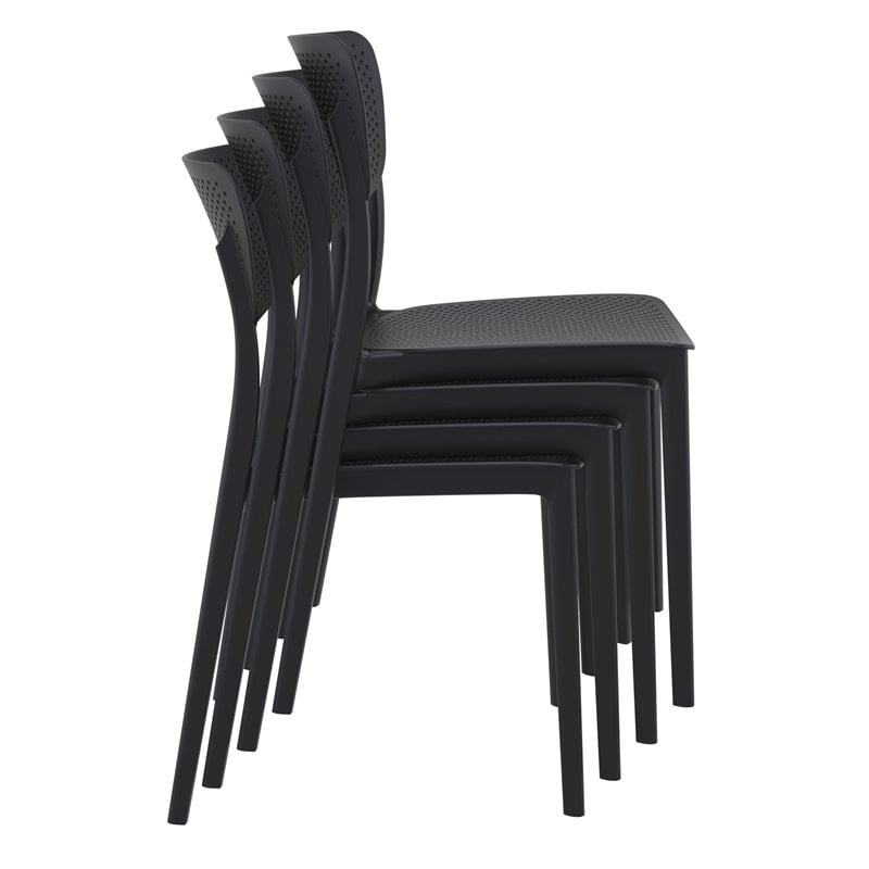 Compamia Lucy Dining Chair in Black Finish