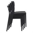 Compamia Lucy Dining Chair in Black Finish