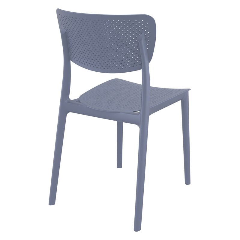 Compamia Lucy Dining Chair in Dark Gray Finish
