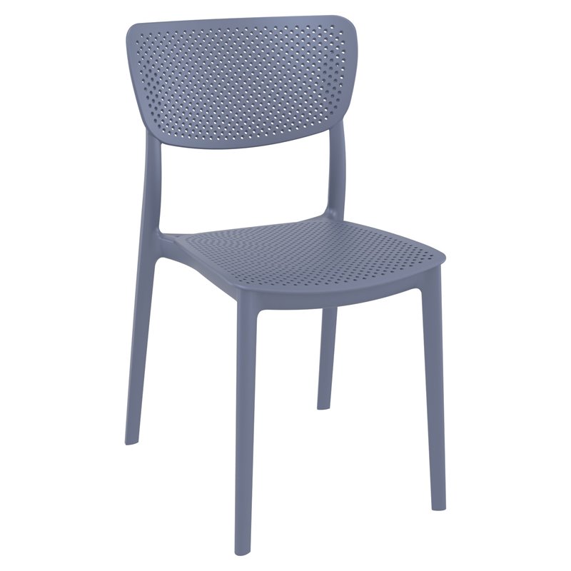 Compamia Lucy Dining Chair in Dark Gray Finish
