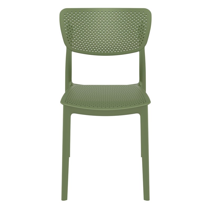 Compamia Lucy Dining Chair in Olive Green Finish