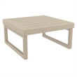 Compamia Mykonos Club 3 Piece Patio Set Taupe frame and cushion