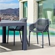 Compamia Air XL Extension 5 Piece Dining Set in Dark Gray