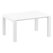 Compamia Air XL 5 Piece Extension Dining Set in White