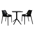 Compamia Air Bistro Set 3 Piece Black