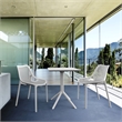 Compamia Air Bistro Set 3 Piece in White Finish