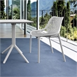 Compamia Air Bistro Set 3 Piece in White Finish