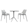 Compamia Air Bistro Set 3 Piece in White Finish