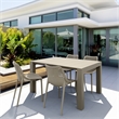 Compamia Air Extension 5 Piece Dining Set Taupe
