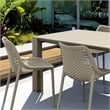 Compamia Air Extension 5 Piece Dining Set Taupe