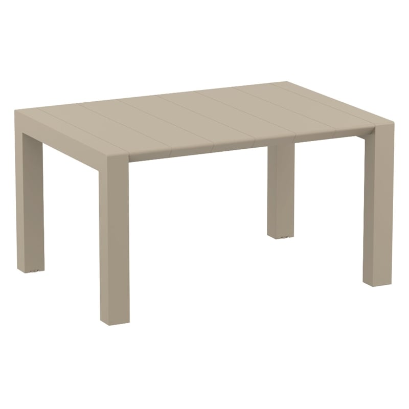 Compamia Air Extension 5 Piece Dining Set Taupe
