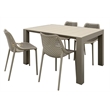 Compamia Air Extension 5 Piece Dining Set Taupe
