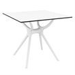 Compamia Artemis Dining Set with 2 Arm Chairs White