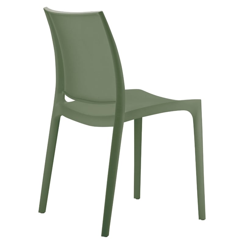 Maya Dining Chair Olive Green